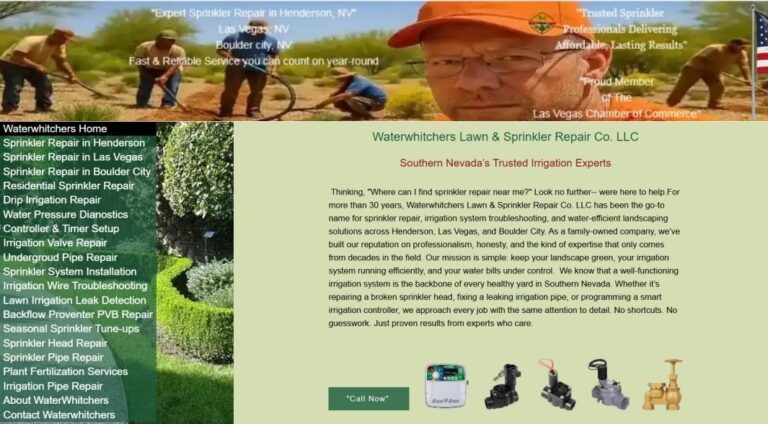 WaterWhitchers Lawn & Sprinkler Repair